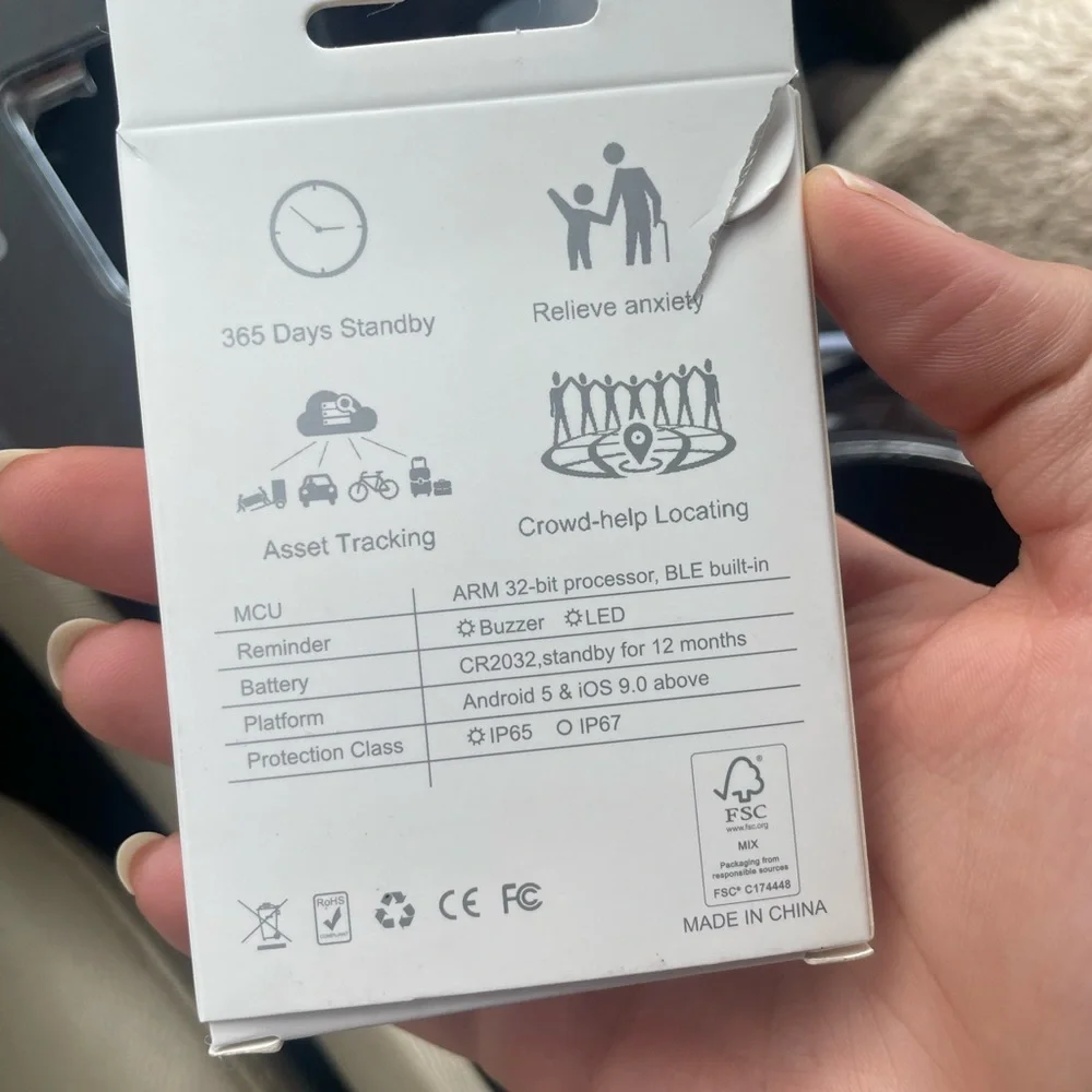 Findmy Tag White Tracker