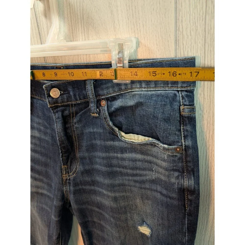 Lucky Brand Jeans 31x30 MENS BLUE DENIM 223 Straight Medium Preppy Stretch Retro
