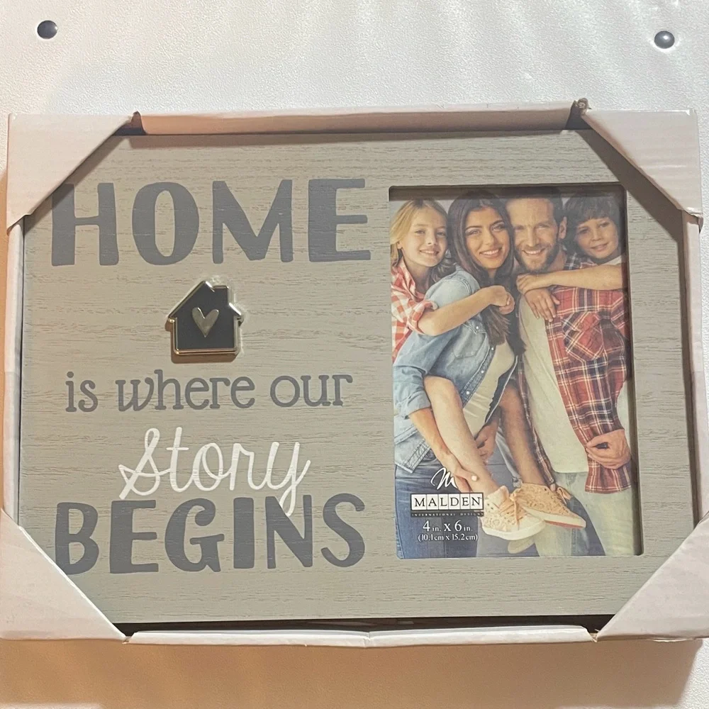 Malden Tan and Gray Home‎ Accents Picture Frame