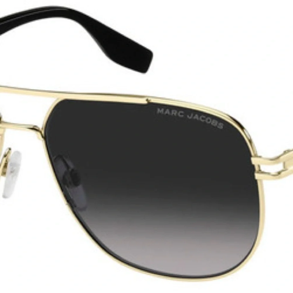 MARC JACOBS Men’s Aviator Sunglasses Gold & Black Gradient Lenses