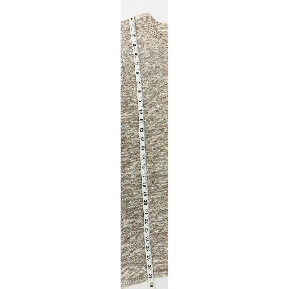 Jeanne Pierre Sweater Medium Beige Tan Neutral Minimalist Knit Capsule Pullover