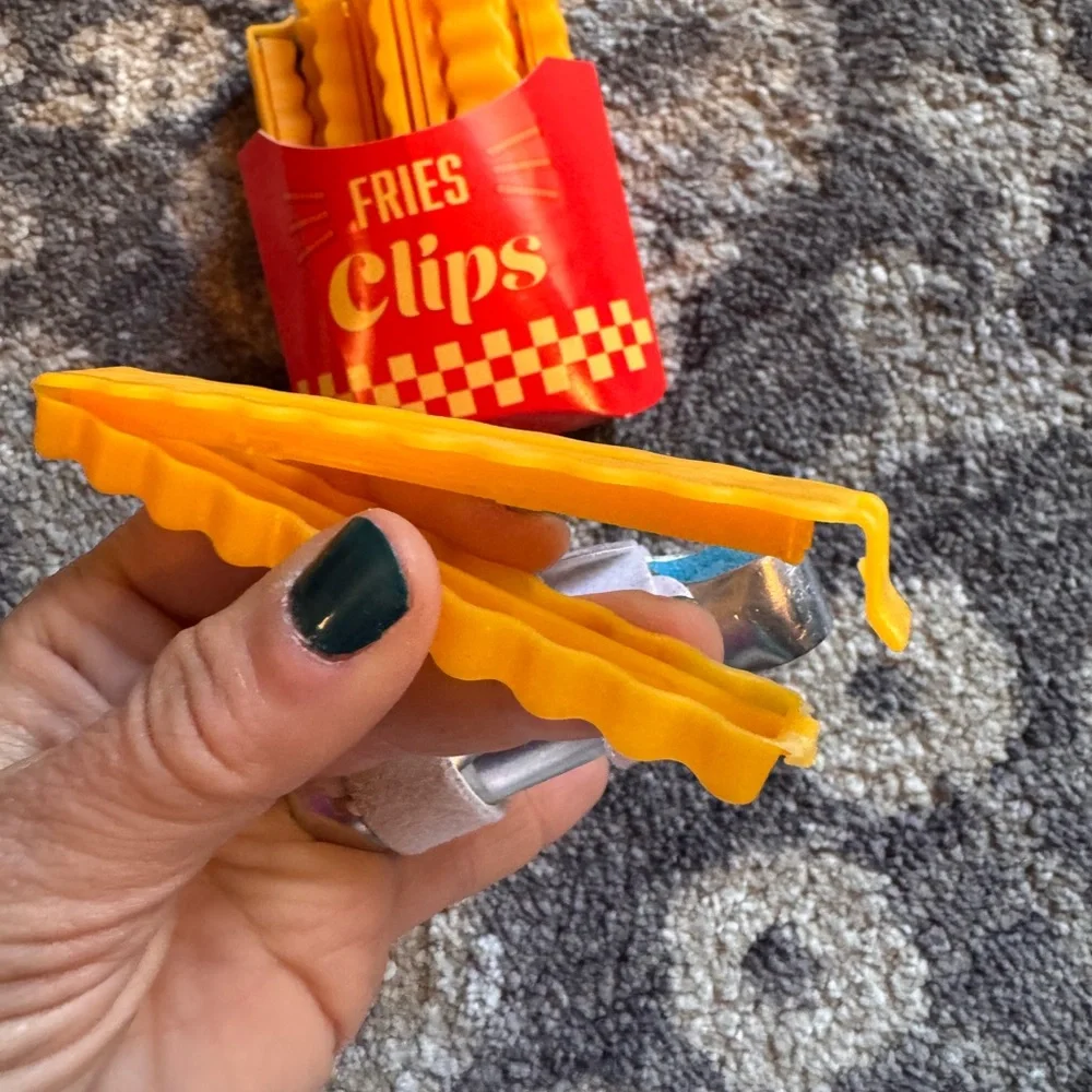 Yellow Fries Clips for Chip Bags