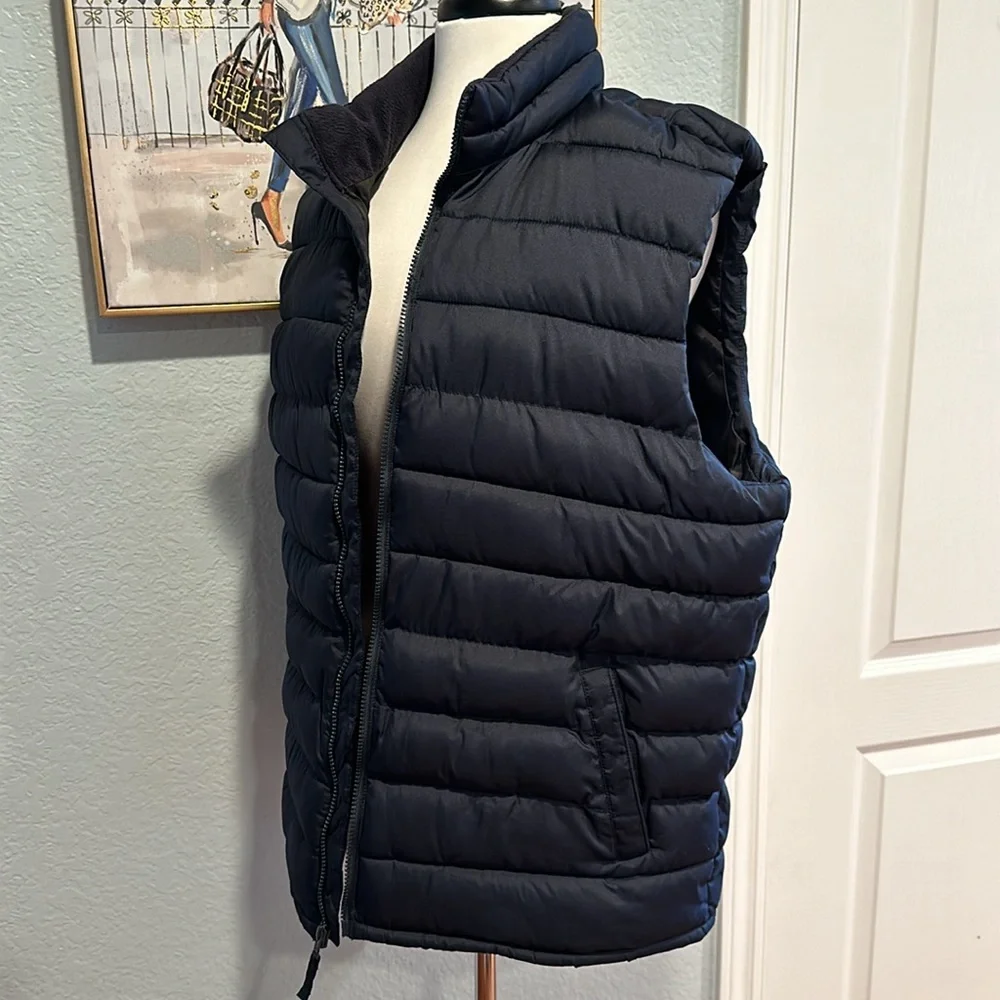 Mens Old Navy Puffer Zip-Up Vest • Sz XL • NEW!