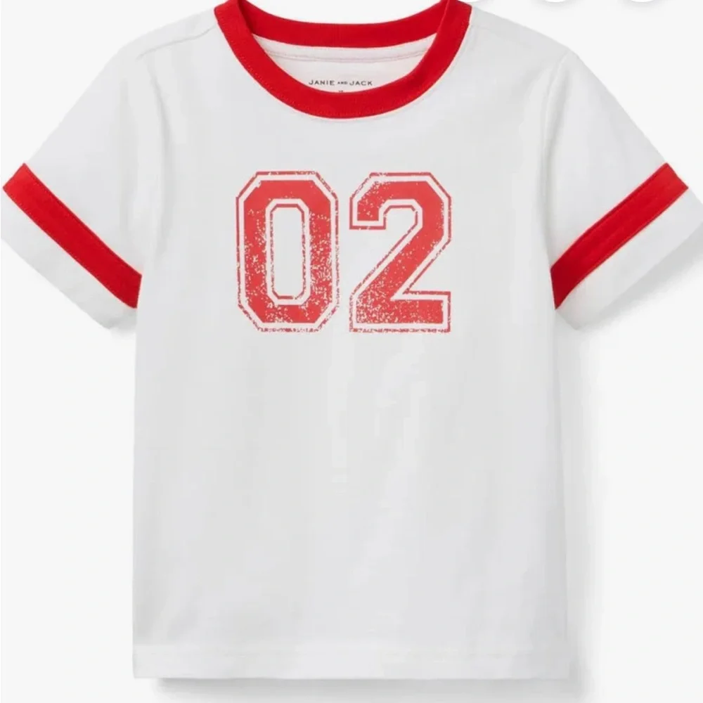Janie and Jack The Athletic Tee - Size 7 - NWT