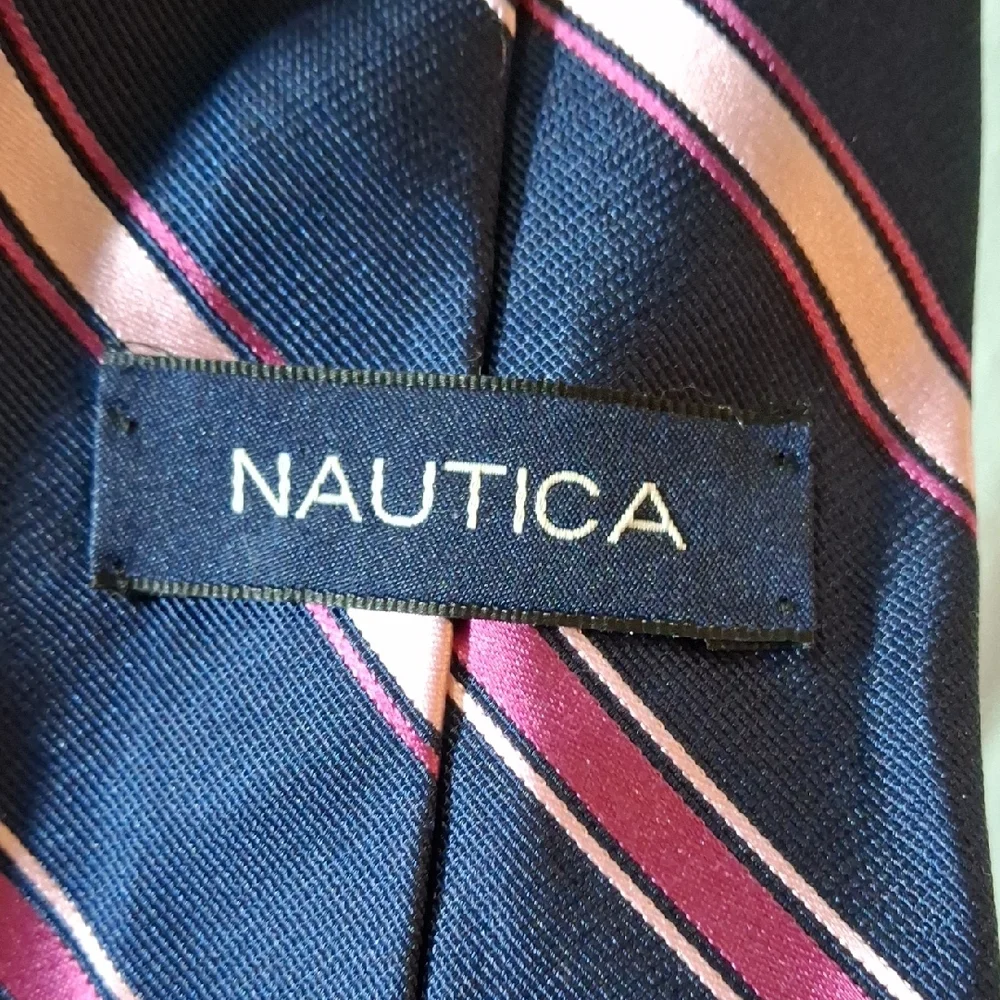 Nautica Blue and Pink Silk Ties Accessories