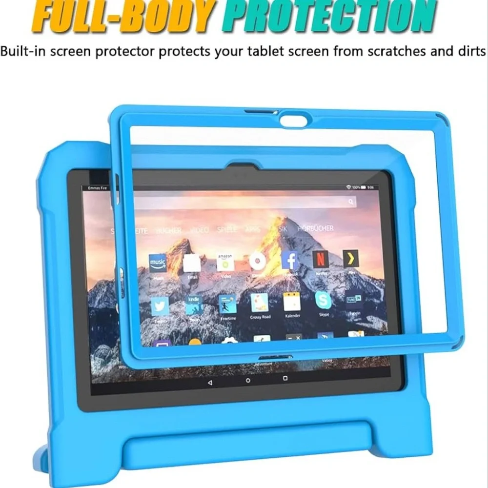 Blue Kindle Fire HD 10 & 10 Plus CASE