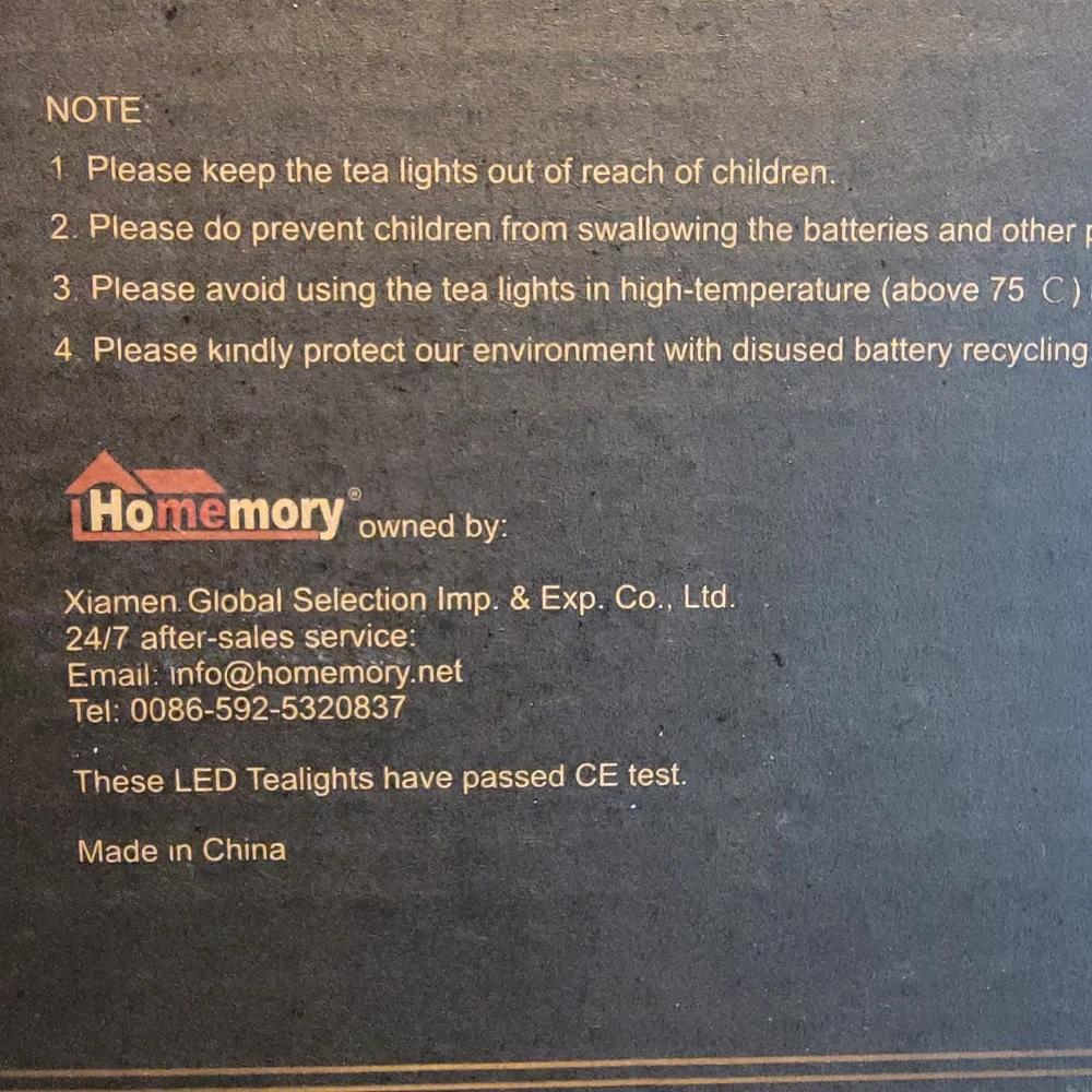 Homory homemory led