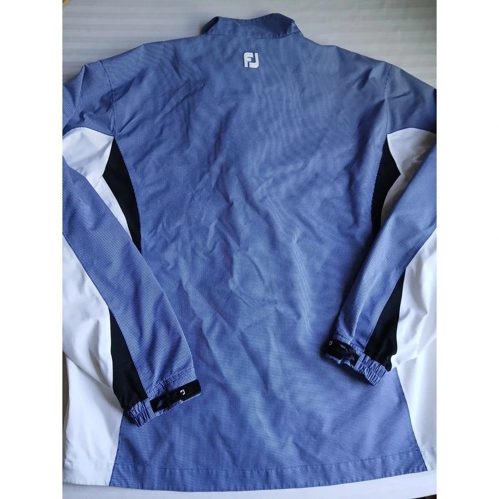 Footjoy Dryjoy Jacket Large Hydrolite Taped Seams Waterproof Golf Preppy
