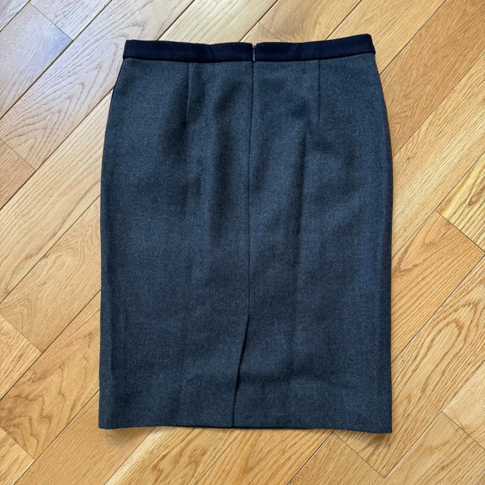 J. Crew “No. 2 Pencil” Wool Pencil Skirt, Size 4