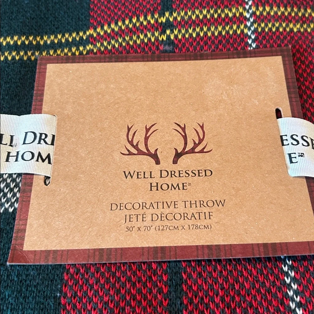 Well Dressed Home cozy plaid