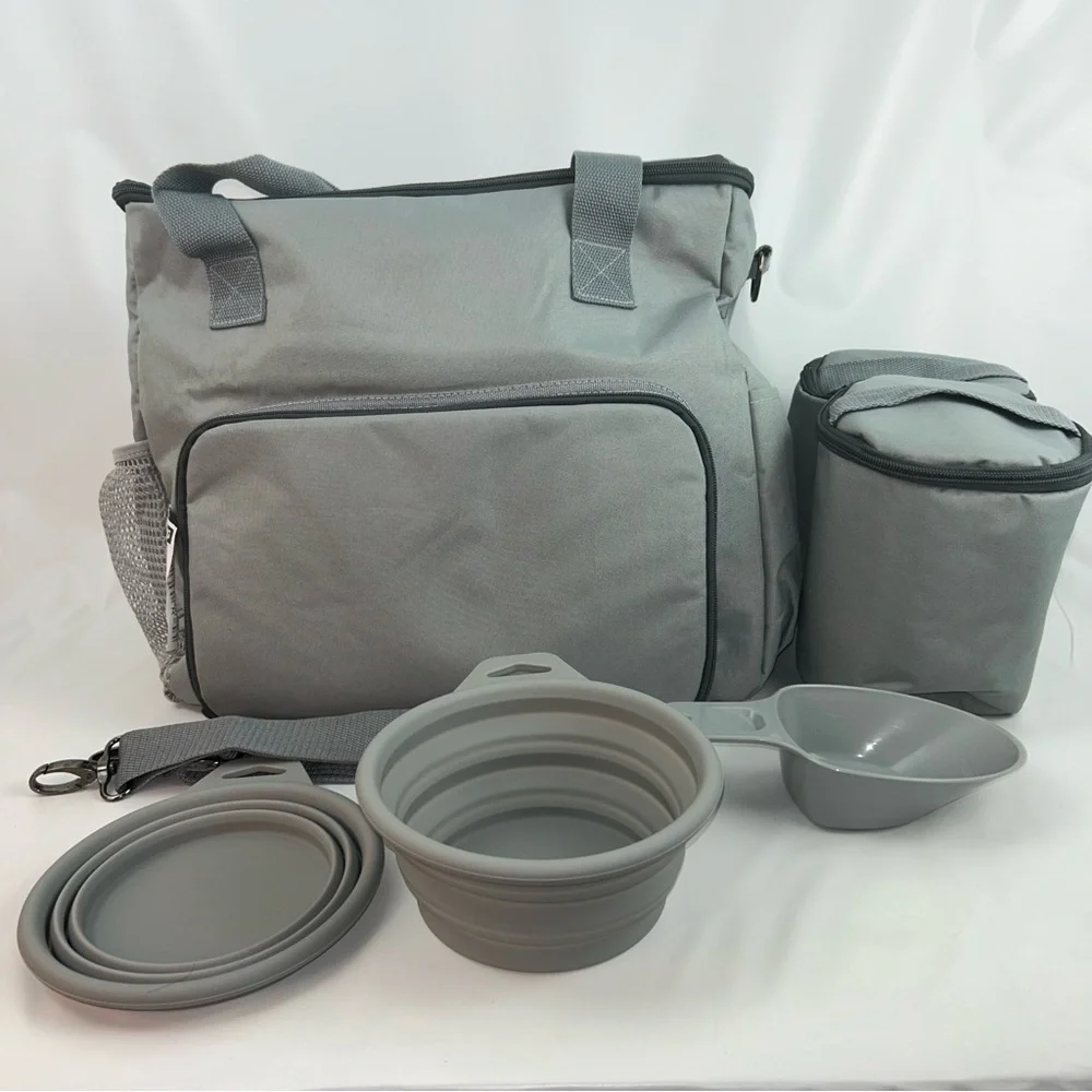 On the Go Pet Travel Bag - Gray - Boots & Barkley™