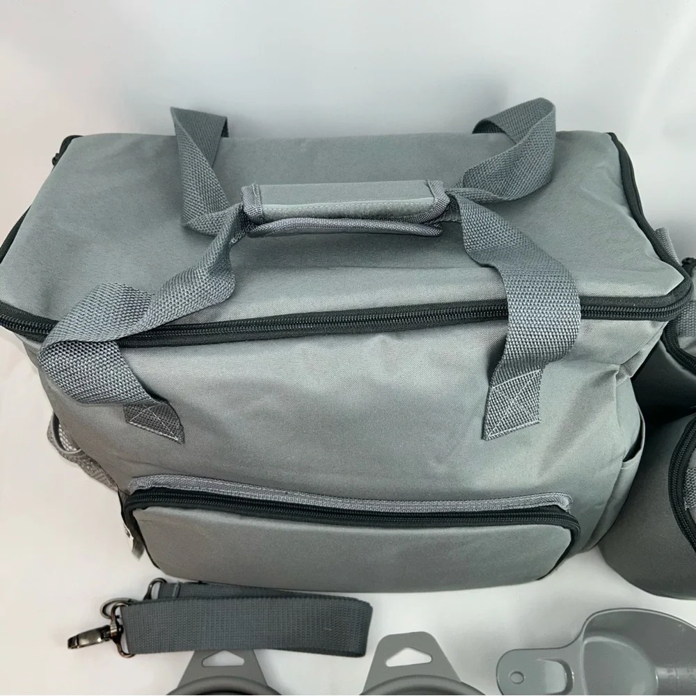On the Go Pet Travel Bag - Gray - Boots & Barkley™