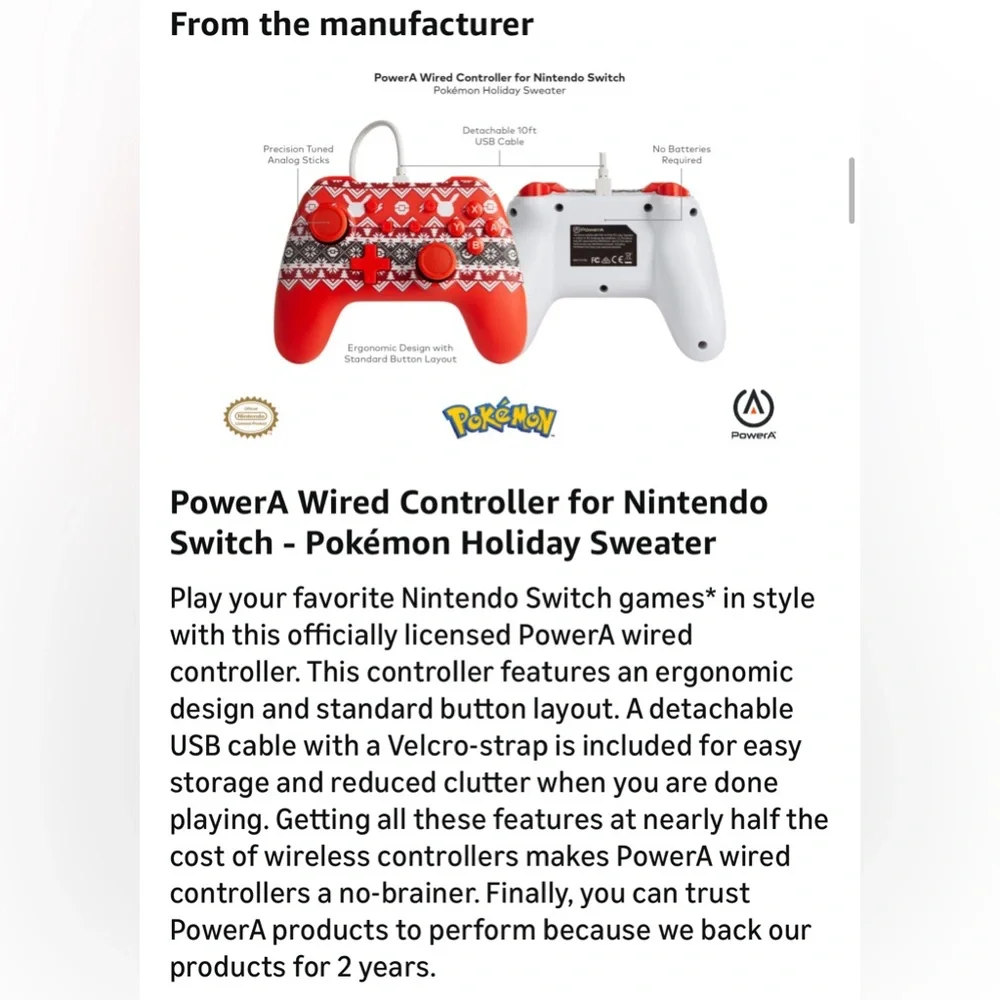 Nintendo Switch pokémon wired