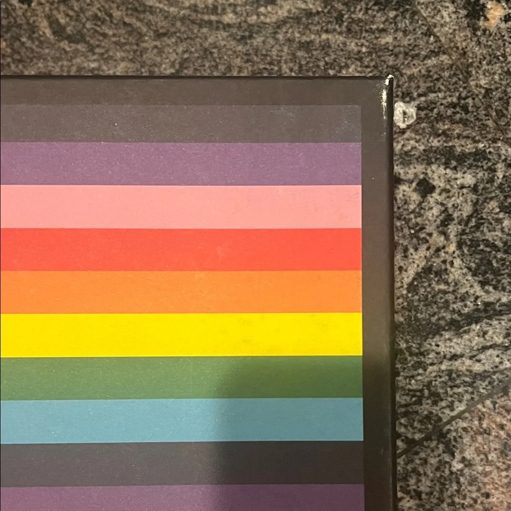 Gucci Multicolor Striped Shoe Box Rainbow Men’s Shoe Box LIMITED EDITION