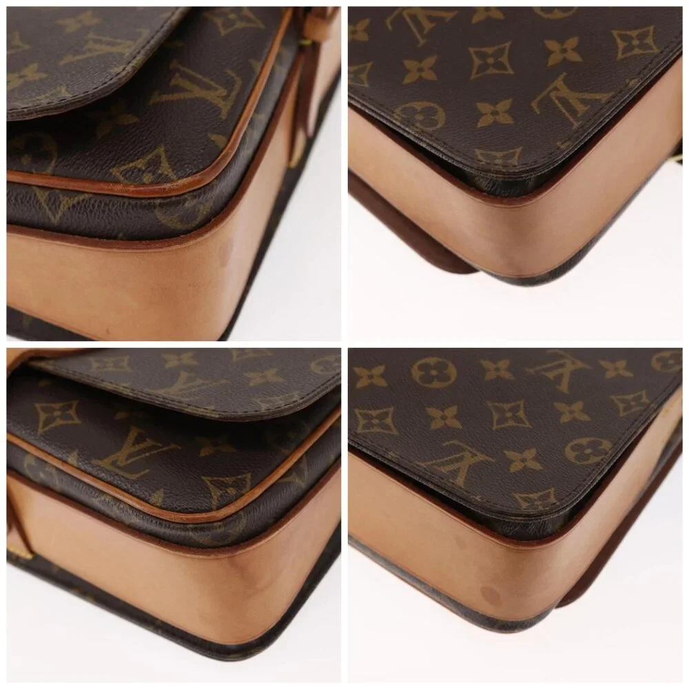 LOUIS VUITTON Monogram Cartouchiere GM Shoulder Bag M51252 LV Auth 155577