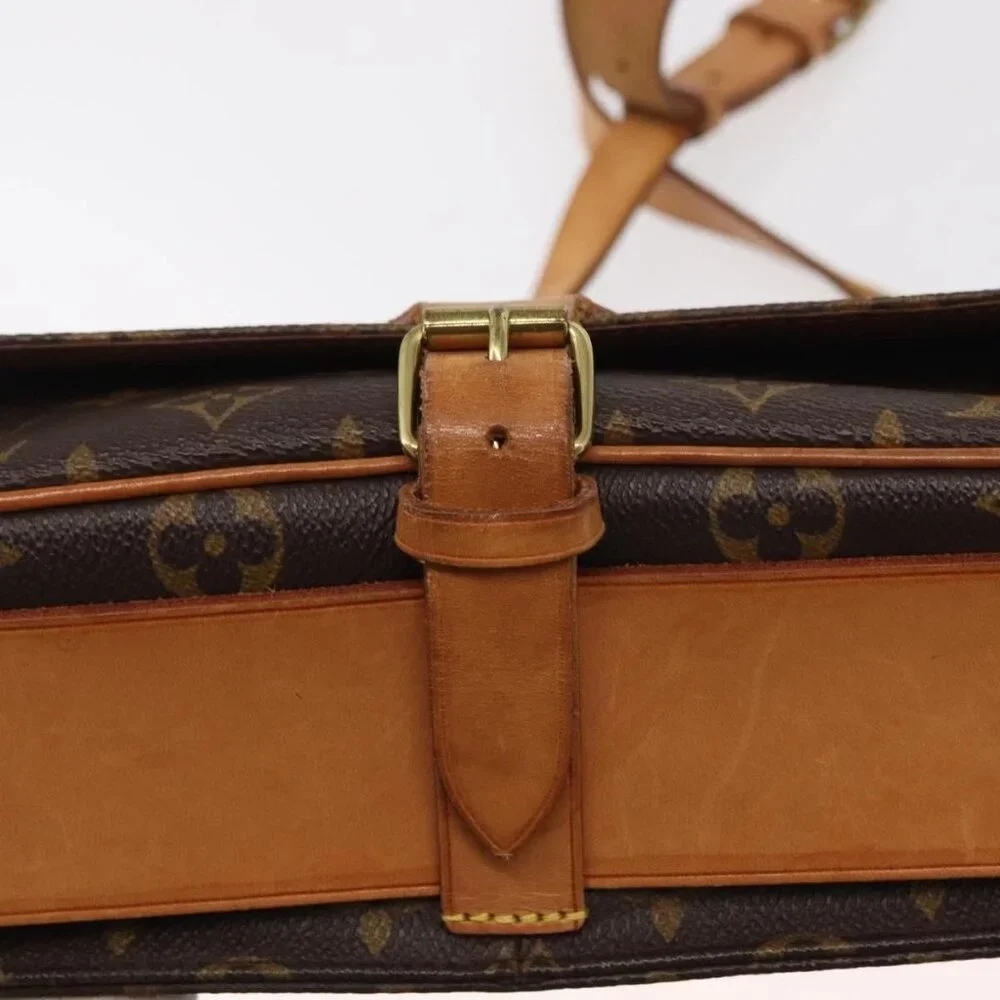LOUIS VUITTON Monogram Cartouchiere GM Shoulder Bag M51252 LV Auth 155577