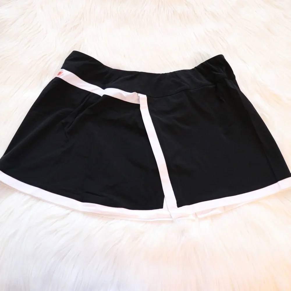 NEW Fila Black/Blue/White Platinum Active Y2K Skort Size Large