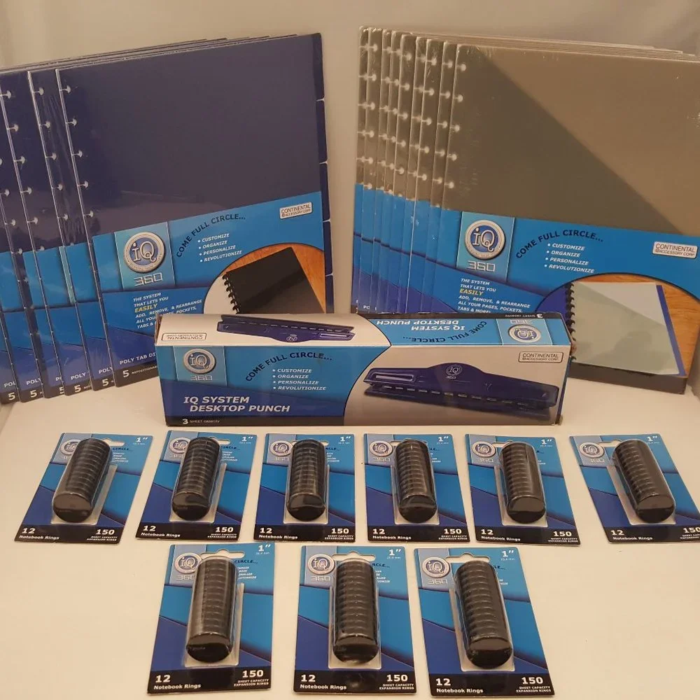 IQ 360 System Binding Bundle | Desktop Punch 1588 | Notebook Rings 150