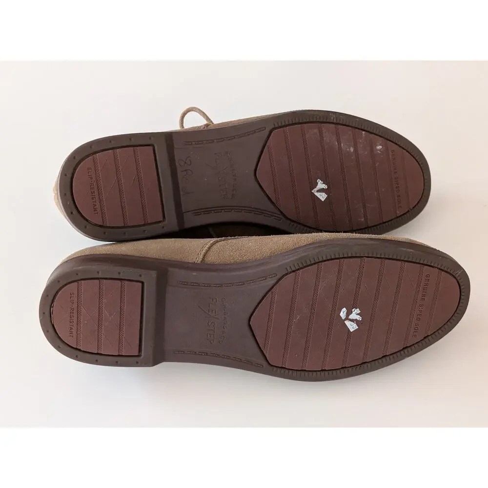 ​G.H. Bass & Co. Emmie Suede Oxfords Tan Academia Business Casual Women’s 7