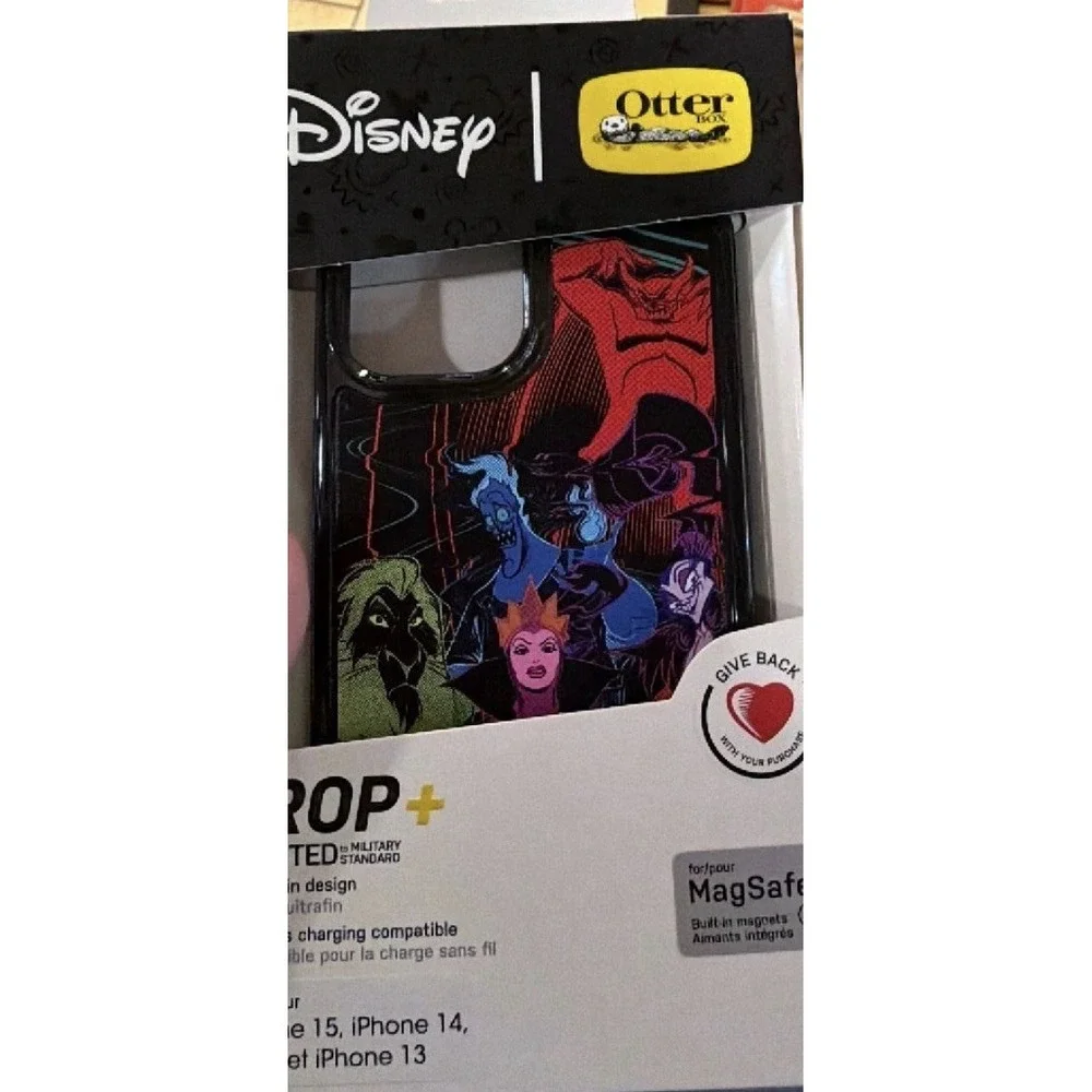 Disney Parks Villains OTTERBOX MagSafe Apple iPhone 13, 14, 15 Cover NEW