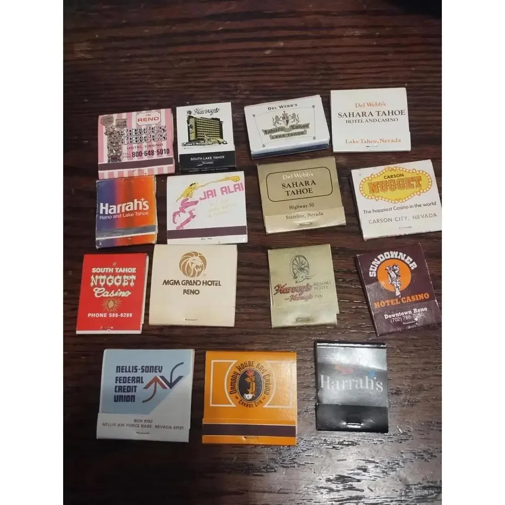 Vintage Reno/Tahoe area matchbooks