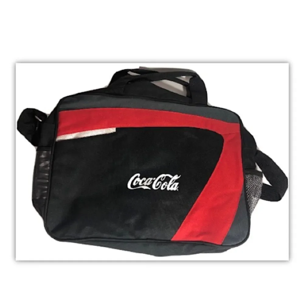 Coke - Coca~Cola Swoosh Brief bag #120755Over the Shoulder Laptop tote