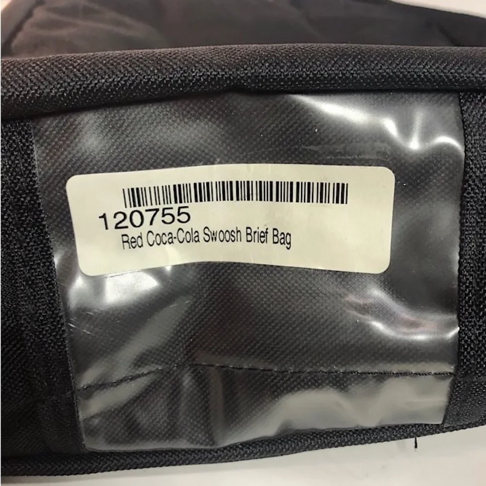 Coke - Coca~Cola Swoosh Brief bag #120755Over the Shoulder Laptop tote