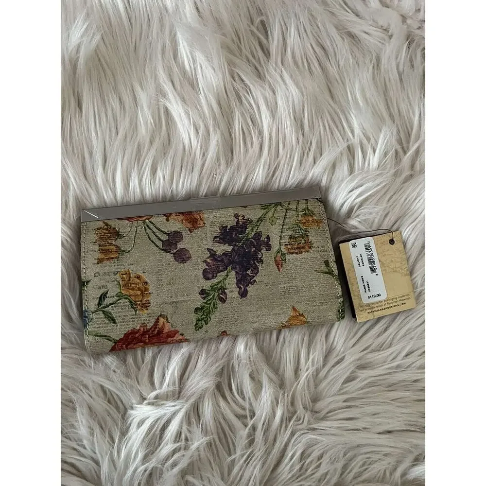 Patricia Nash Cauchy Wallet English Country PARISIAN flower B000602