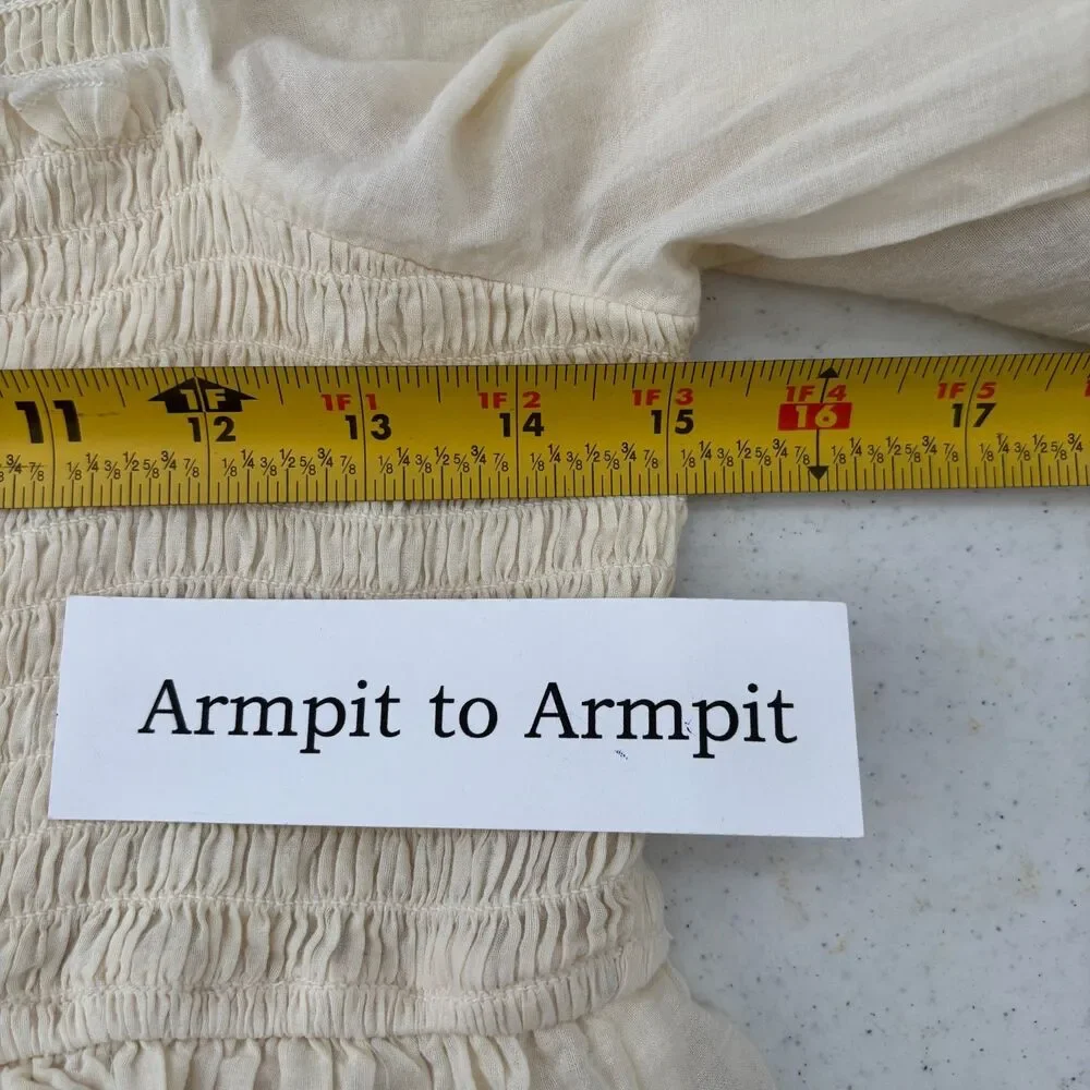 American Eagle Smocked Top Medium