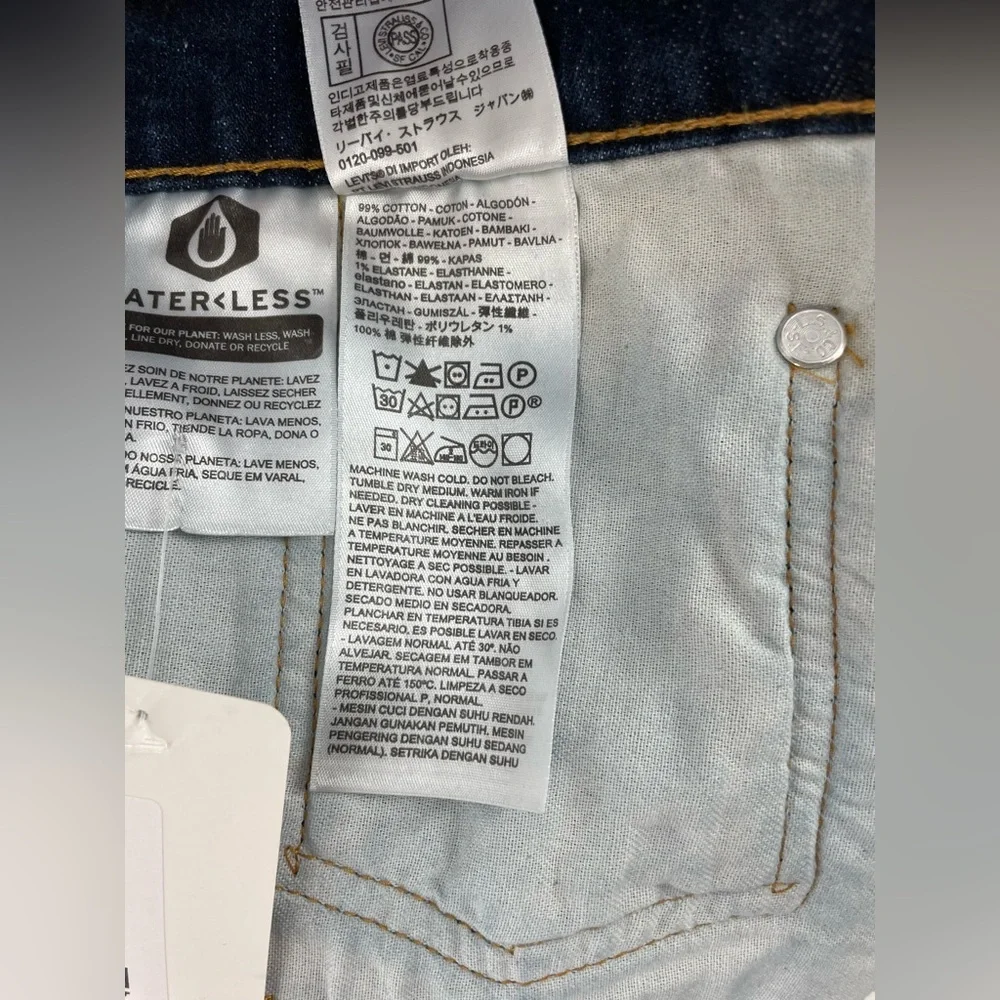 Levi's Men's 511 Dark Blue Relaxed Jeans