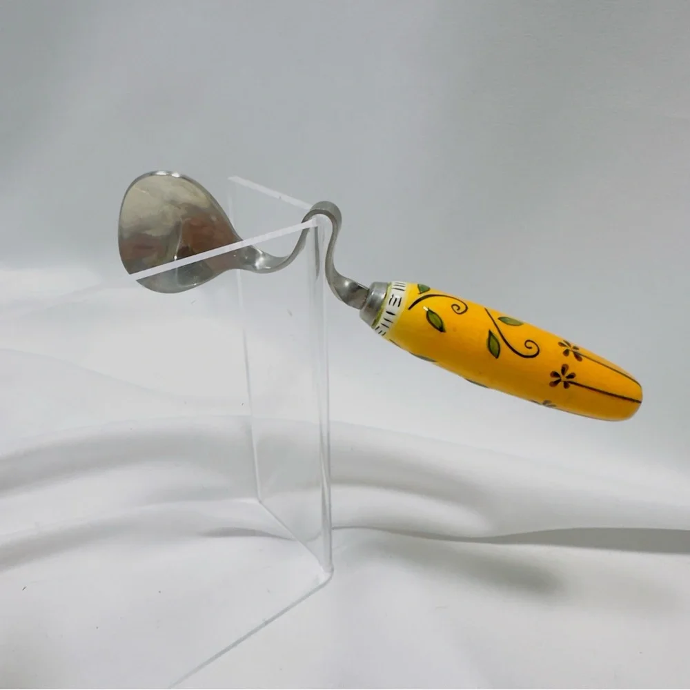 Honey Spoon Jasmine by MSC Yellow Ceramic Handle 5