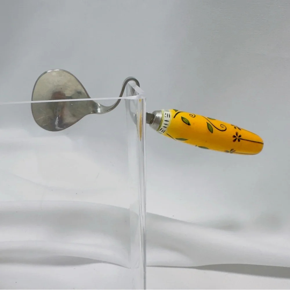 Honey Spoon Jasmine by MSC Yellow Ceramic Handle 5