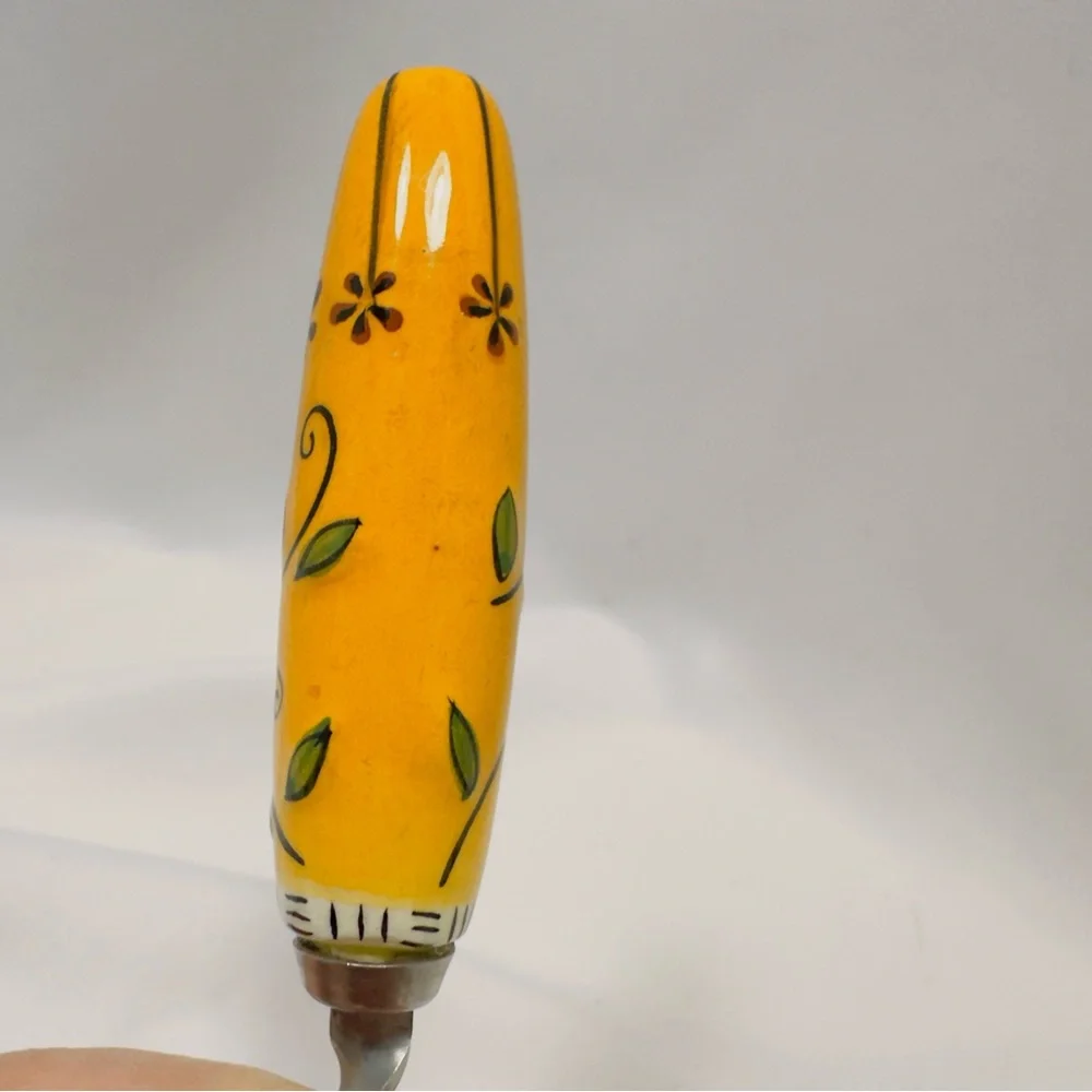 Honey Spoon Jasmine by MSC Yellow Ceramic Handle 5