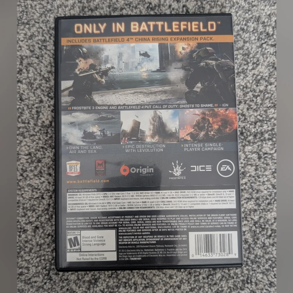 Ea Sports battlefield frostbite