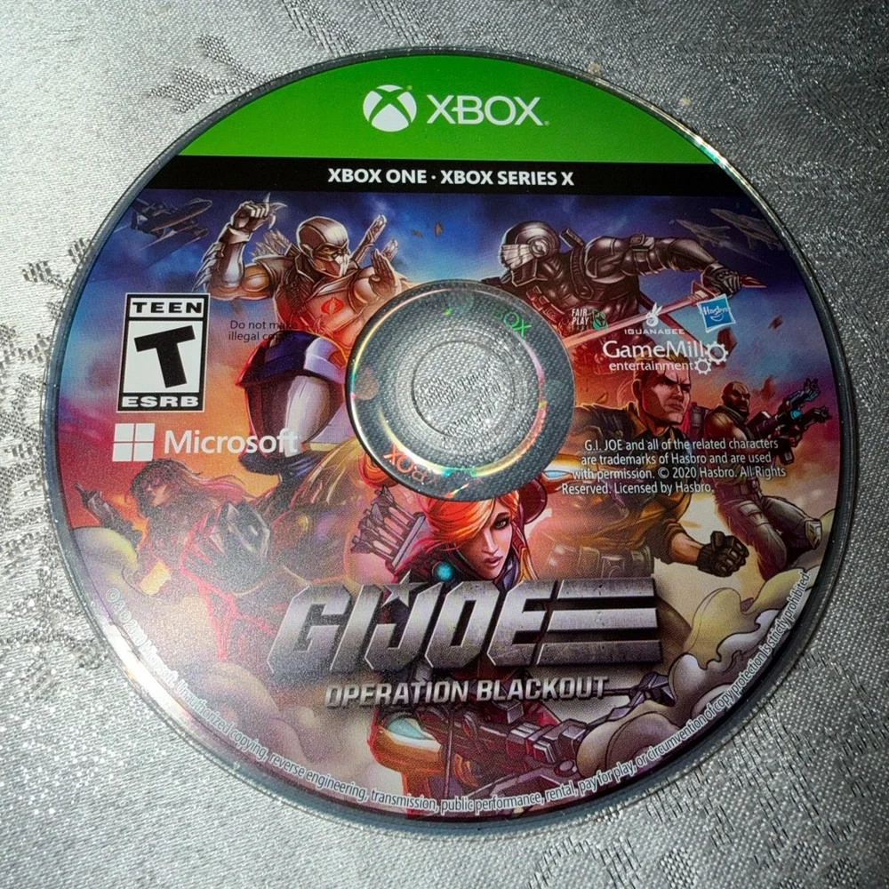 Microsoft Xbox One/Series X GI Joe Operation Blackout Video Game Rated T Used PO