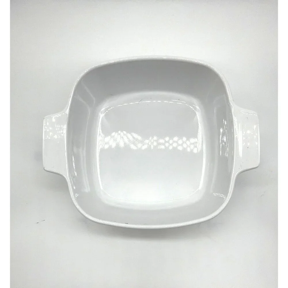 Vintage CorningWare LEchalote A-1-B 1 Qt Baking Dish With Glass Lid