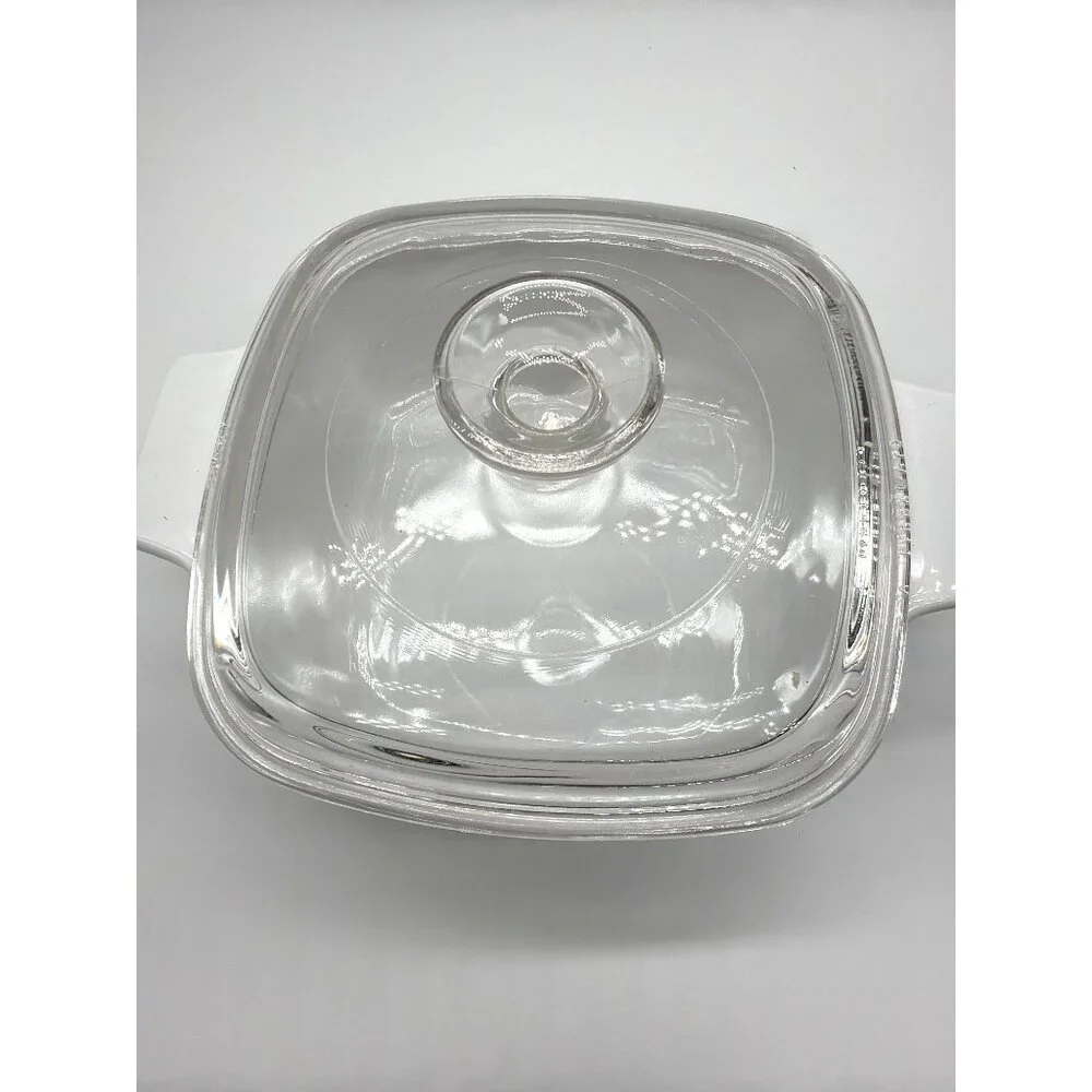 Vintage CorningWare LEchalote A-1-B 1 Qt Baking Dish With Glass Lid