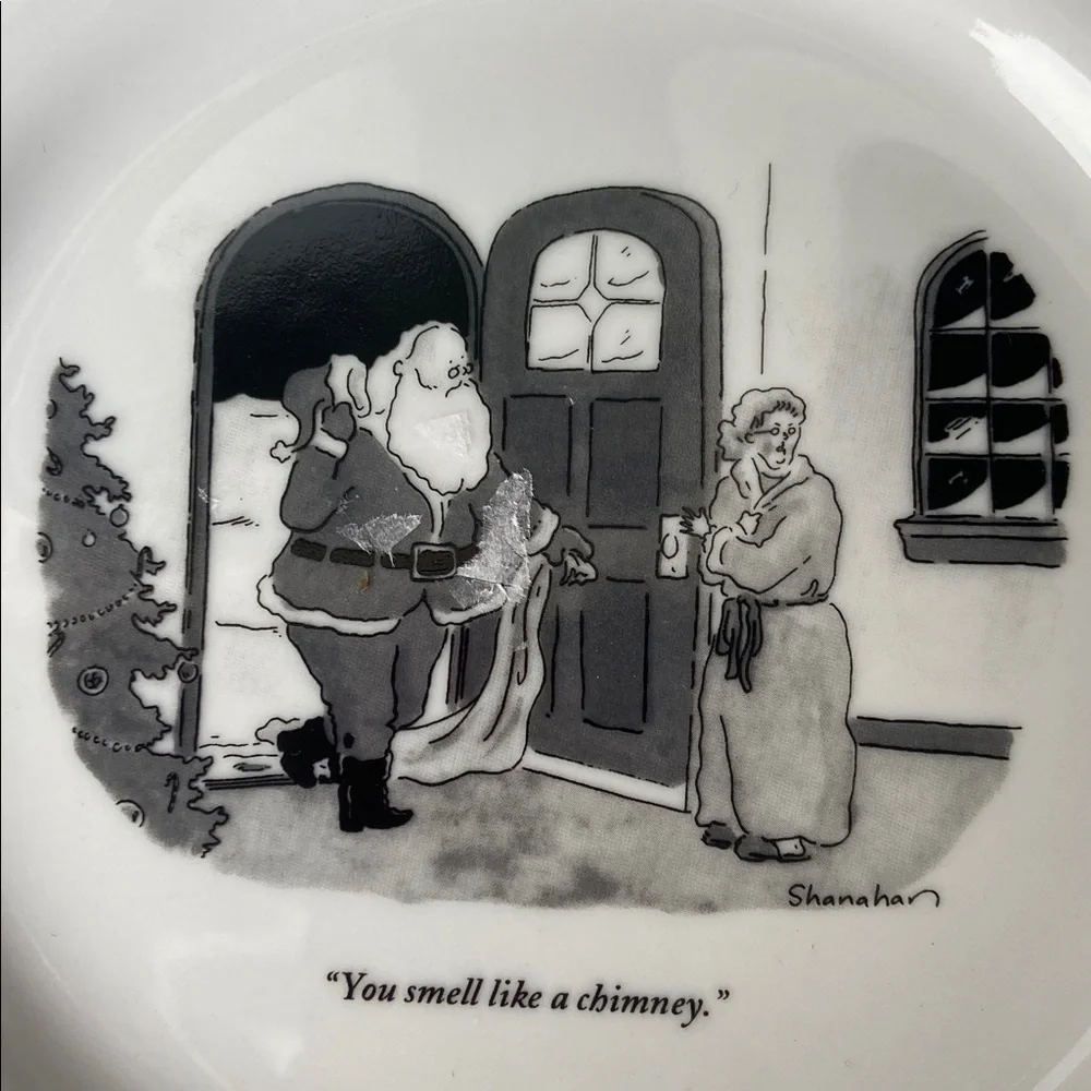 2001 Restoration Hardware New Yorker Santa Cups (2)