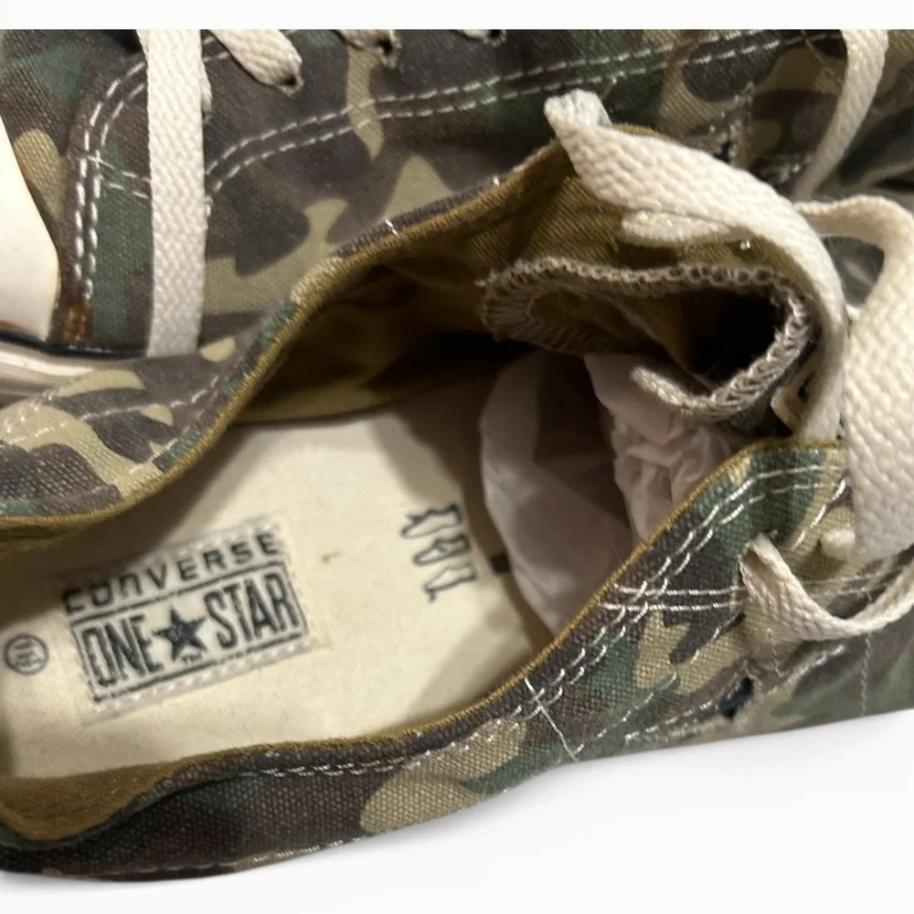 Converse Green Camouflage Sneakers
