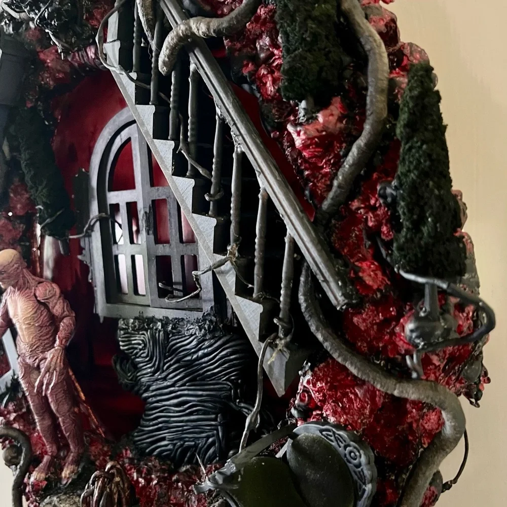 Halloween Diva Designs Stranger Things Horror Wreath