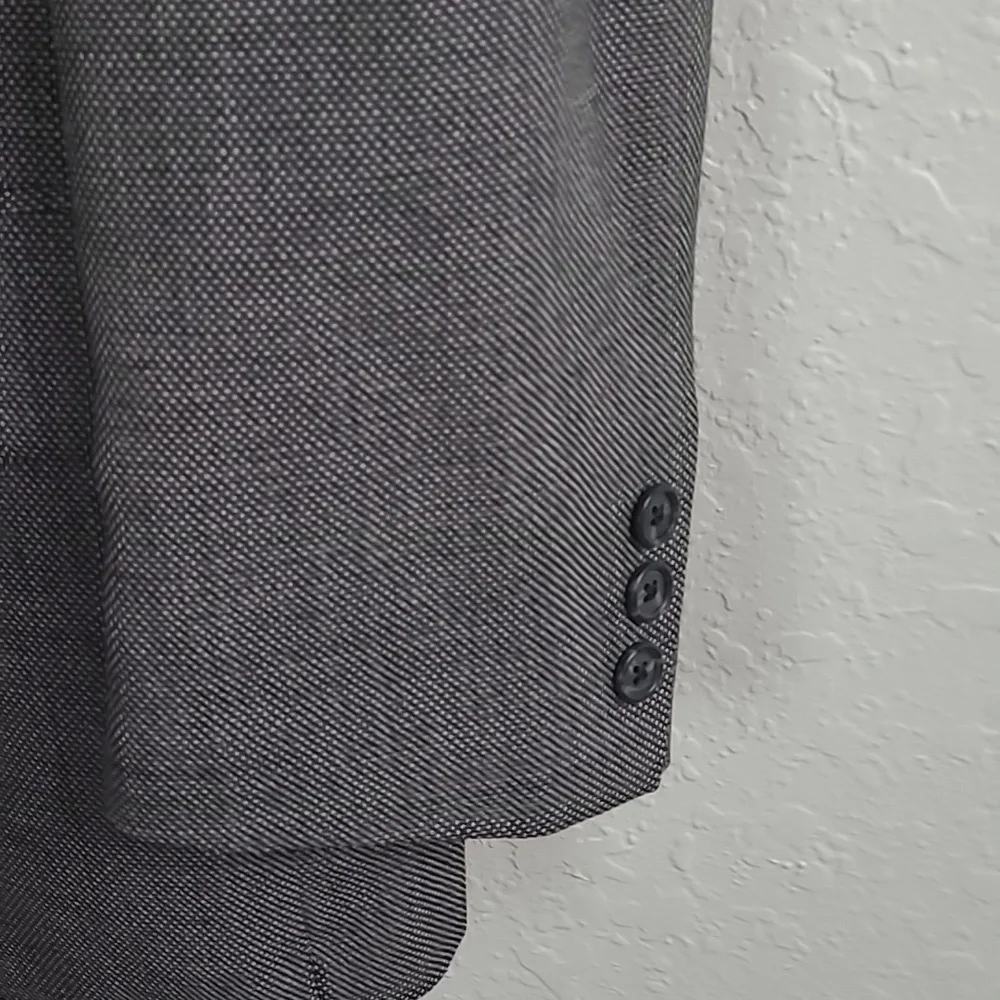 Givenchy Charcoal Double-Breasted Blazer Size Large