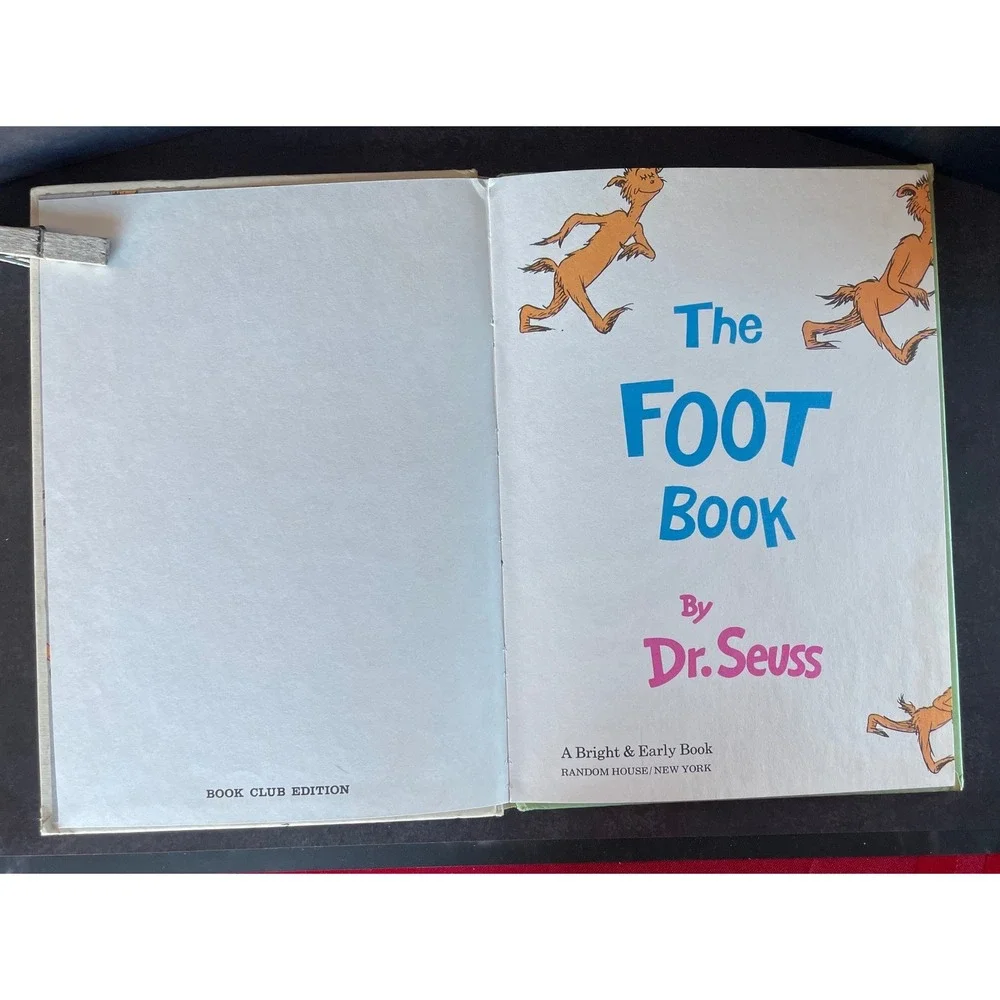 The Foot Dr Seuss Bright and Early Books Beginning Beginners Hardcover
