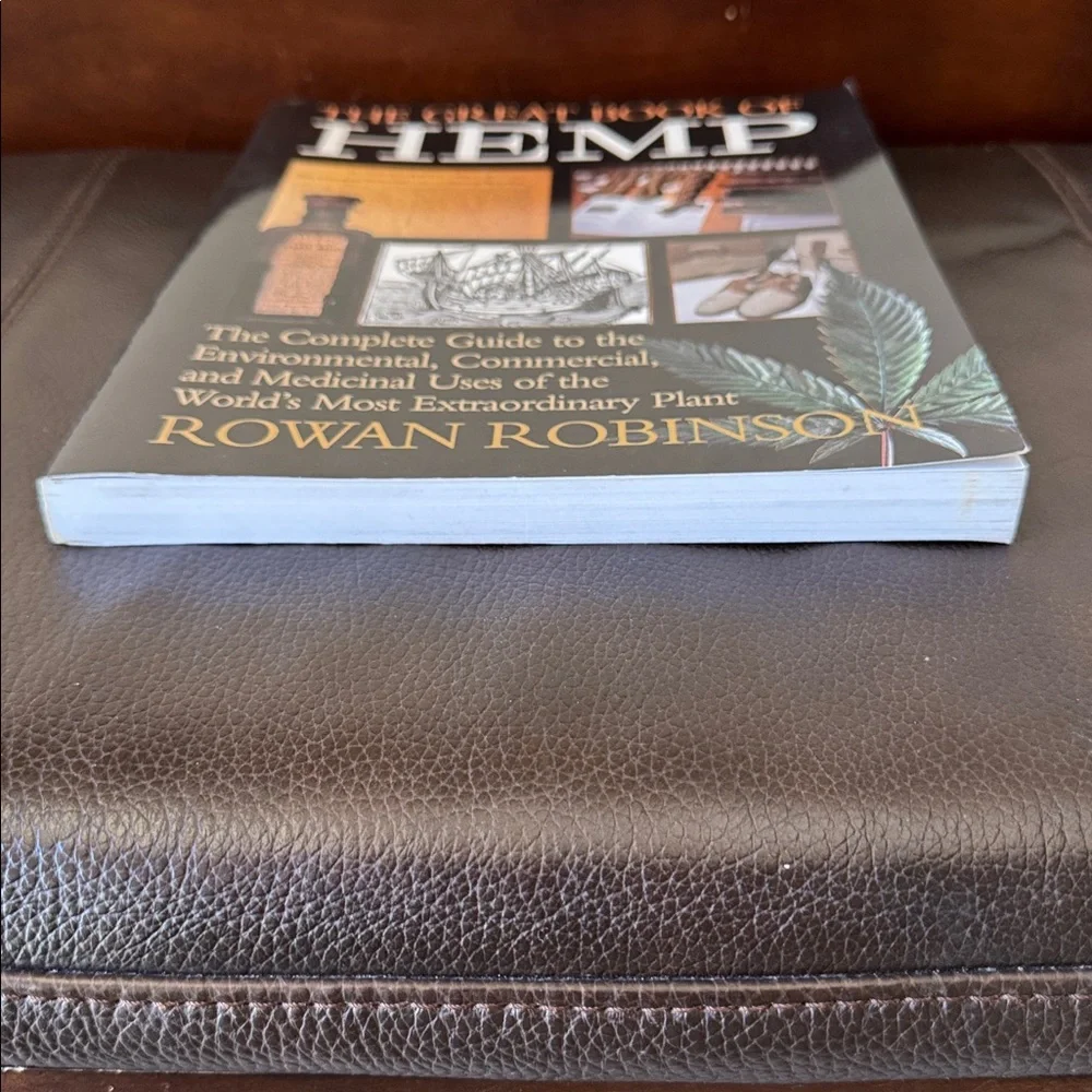 “The Great Book of Hemp” Paperback Guide by Rowan Robinson