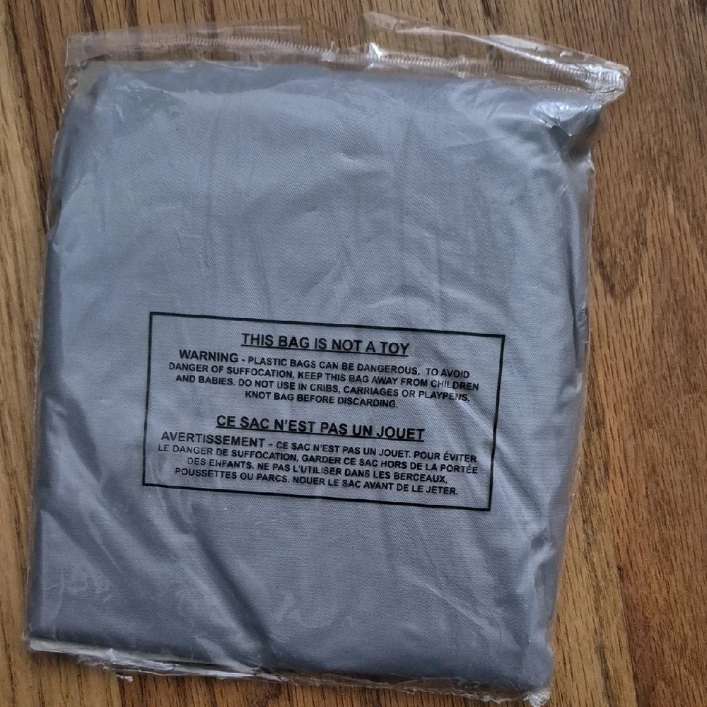 Essentials Black and Gray Suit Storage Bag