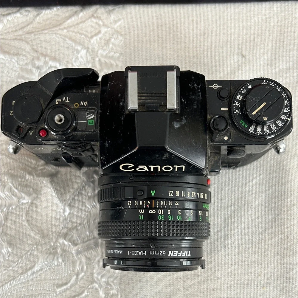 Canon A-1 Black 35mm Film Camera