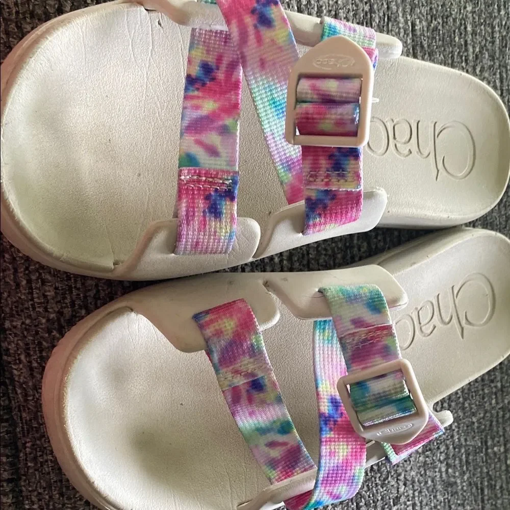 Chaco Tie Dye Slide Sandals
