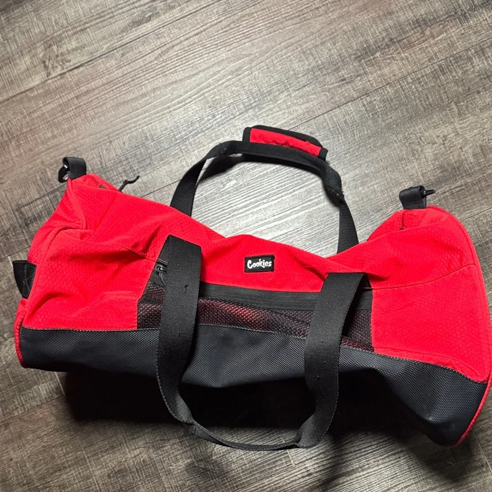 Red Sports Duffel Bag