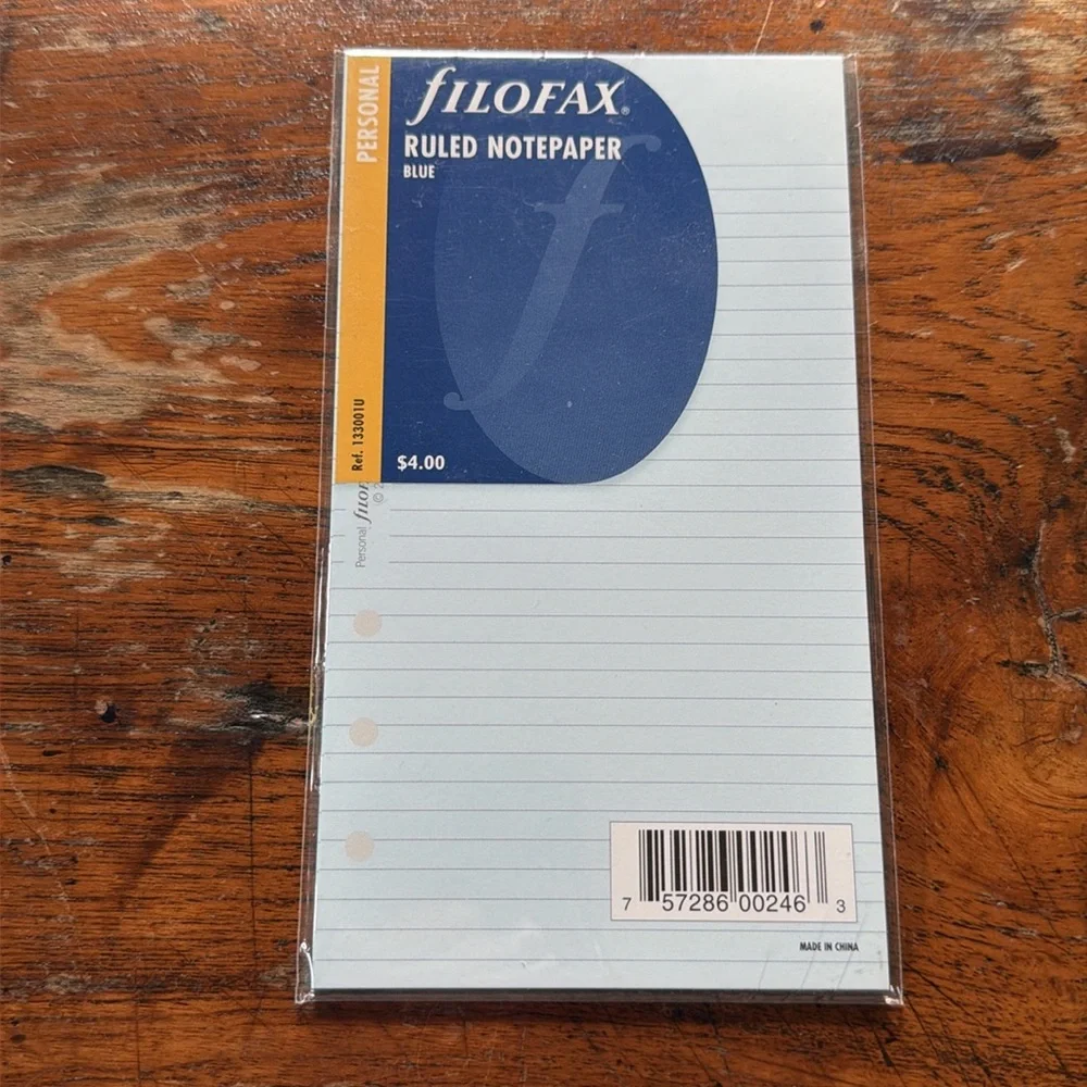 filoFAX new packaging