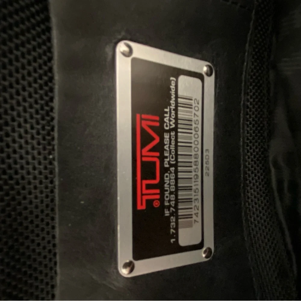 Tumi vintage laptop