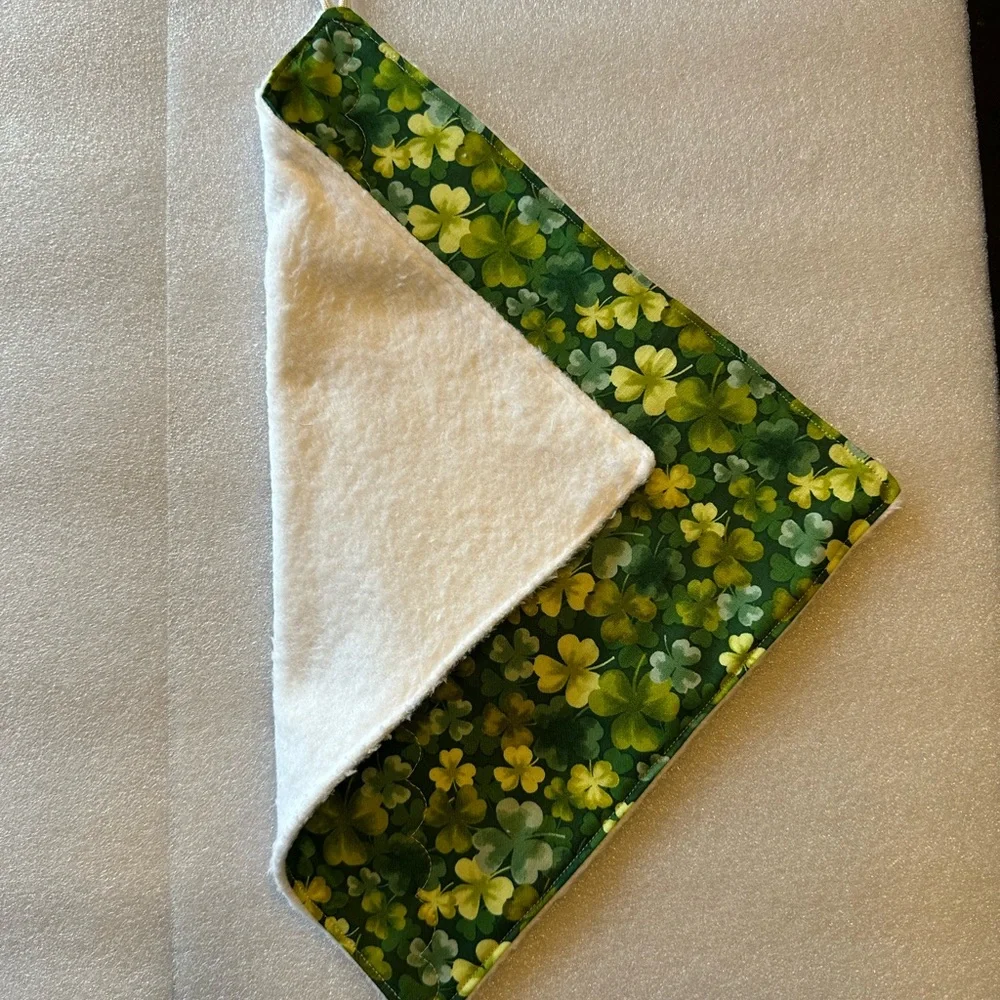 NEW! Shamrock Print Softy Cloth